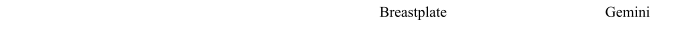 Breastplate Gemini